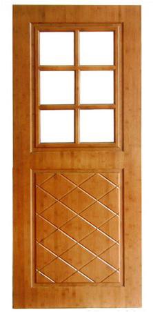 bamboo door