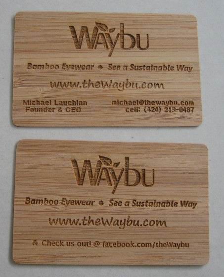 bamboo business cards