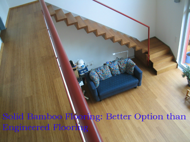 Solid Bamboo Flooring: Better Option than Engineered Flooring