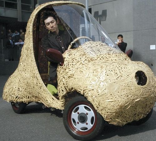 bamboo car