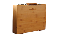 bamboo suitcase