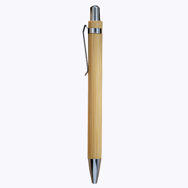 Natural Bamboo Ballpoint Pen Set