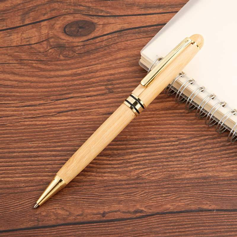 Bamboo Fountain Pen with Gold Nib