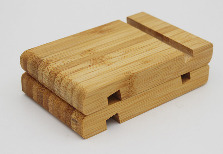 Carbonized Bamboo Phone Stand