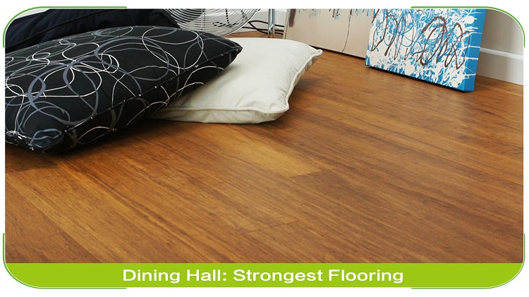 Carbonized Solid Strand Woven Bamboo Flooring Master Bedroom Project