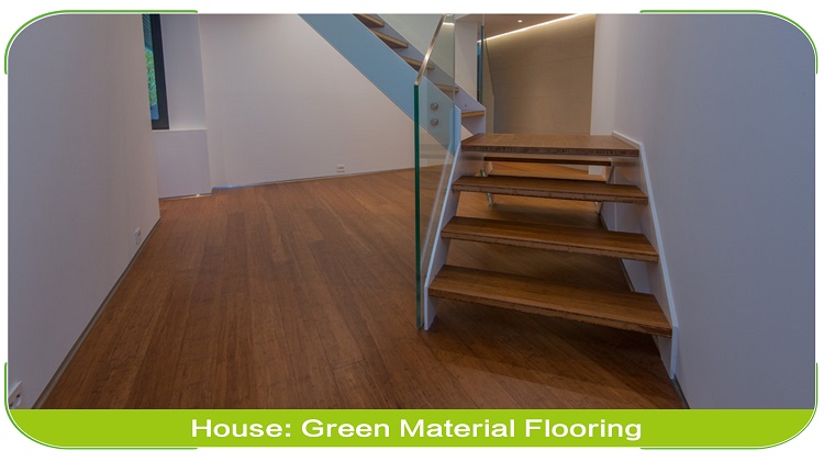 Carbonized Solid Strand Woven Bamboo Flooring Premium Commercial Layout