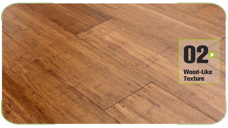 Carbonized Solid Strand Woven Bamboo Flooring Plank Details