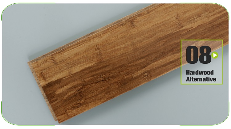 Carbonized Solid Strand Woven Bamboo Flooring Structural Thickness