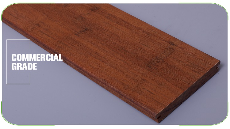 Flat Side Brown Bamboo Composite Decking Product Details