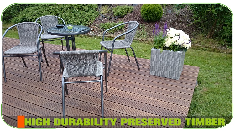 Big Wave Brown Bamboo Decking Commercial Plaza Layout