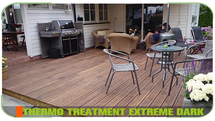 Big Wave Brown Bamboo Decking Backyard Patio Architecture