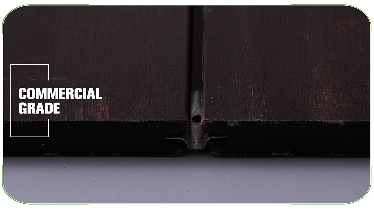 Flat Side Dark Carbonized Bamboo Decking Product Details