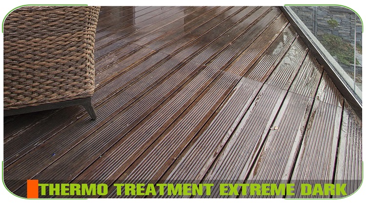 Big Wave Extreme Dark Bamboo Decking Backyard Patio Architecture