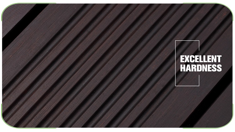 Big Wave Extreme Dark Bamboo Decking Profiles