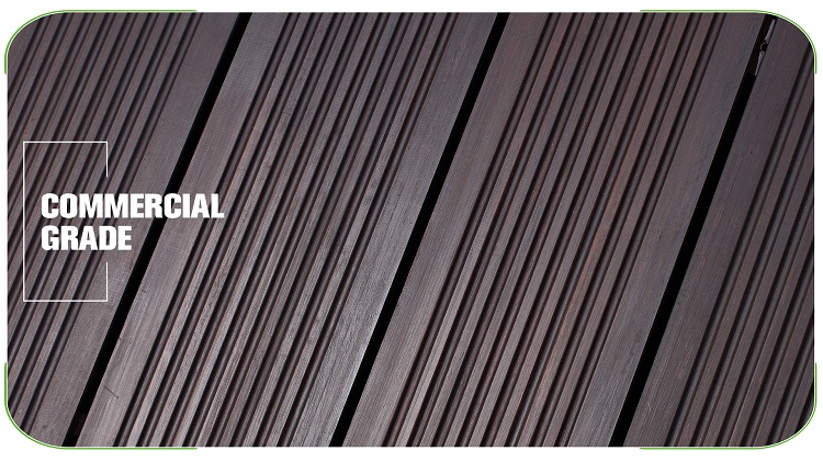 Big Wave Extreme Dark Bamboo Decking Material Details
