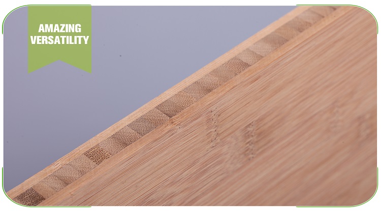 20mm Horizontal Caramel Bamboo Plywood Raw Sheet Surface