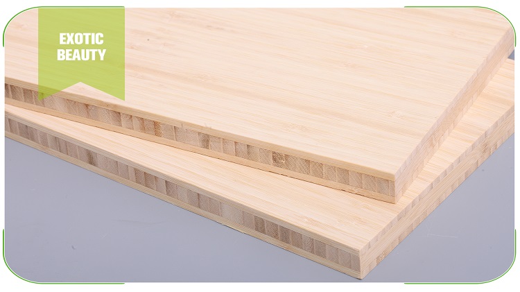20mm Vertical Natural Bamboo Plywood Multi-Layer Cross Section