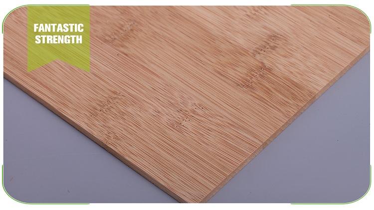 5mm Horizontal Caramel Bamboo Panel Texture Profile