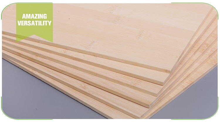 5mm Horizontal Natural Bamboo Panel Surface Calibration
