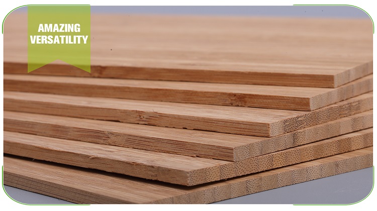 5mm Vertical Caramel Bamboo Panel Surface Calibration