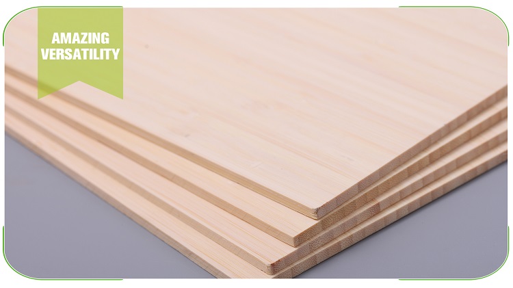 5mm Vertical Natural Bamboo Panel Surface Calibration