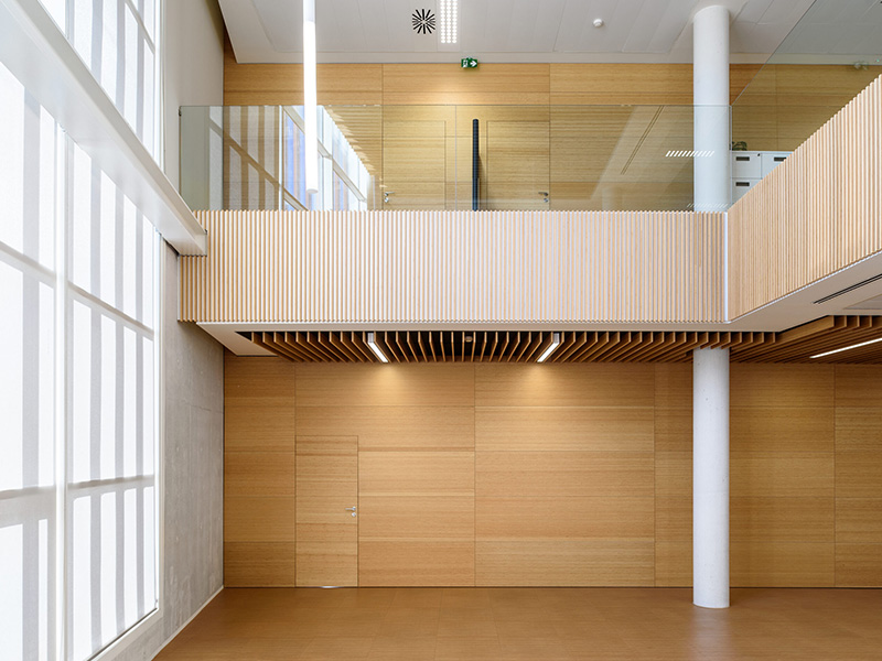 Mezzanine Wall Cladding & Concealed Door Integration