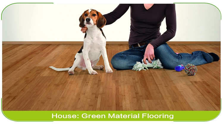 Horizontal Carbonized Solid Bamboo Flooring Commercial Project