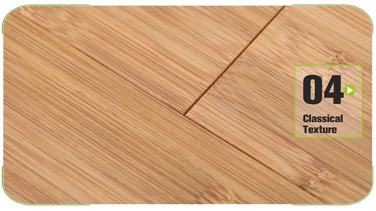 Horizontal Carbonized Solid Bamboo Flooring Planks