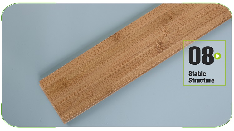 Horizontal Carbonized Solid Bamboo Flooring Profile