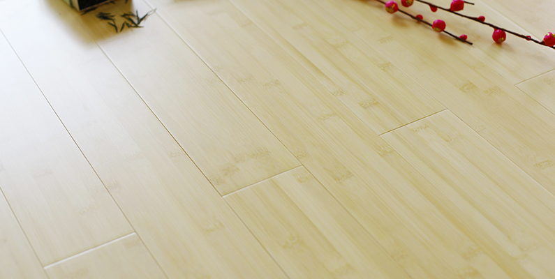 Horizontal Natural Solid Bamboo Flooring