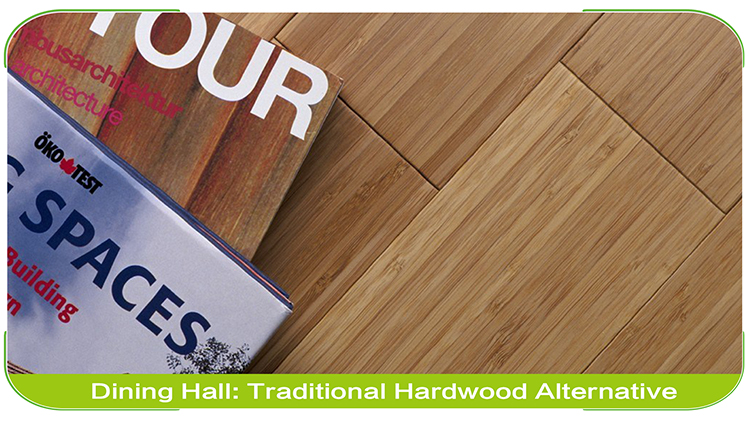 Vertical Carbonized Solid Bamboo Flooring Bedroom Scene