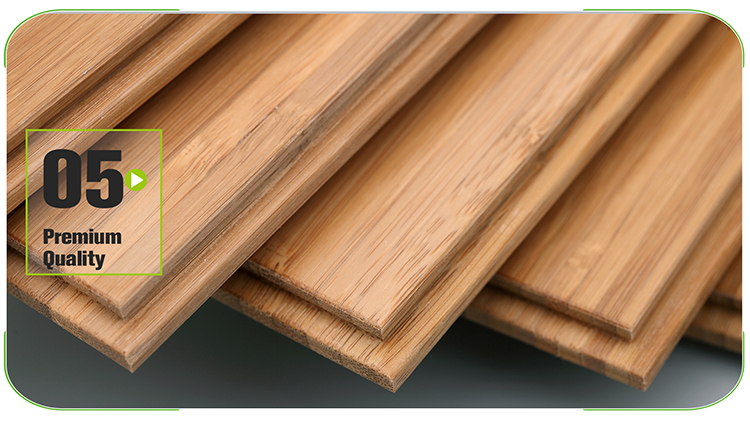 Vertical Carbonized Solid Bamboo Flooring Surface Texture