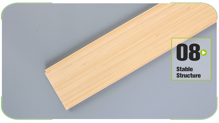Vertical Natural Solid Bamboo Flooring Profile
