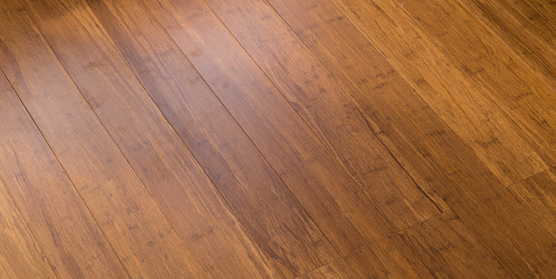 Carbonized Click Lock Strand Woven Bamboo Flooring