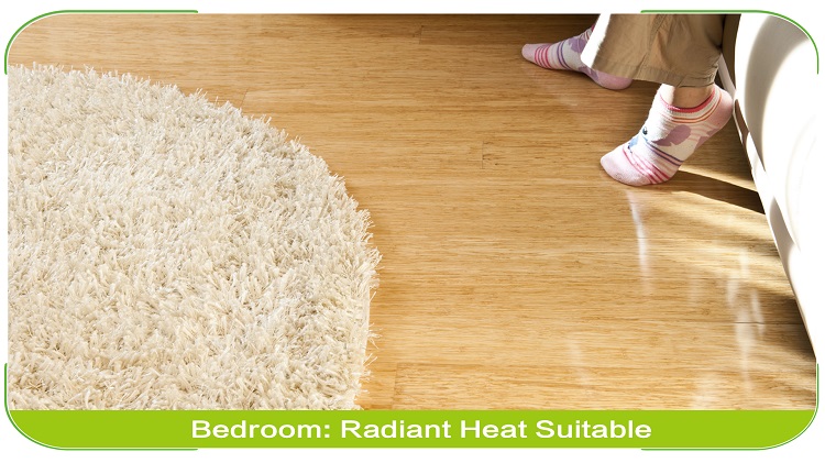 Solid Strand Woven Bamboo Flooring Natural Open Lounge Project