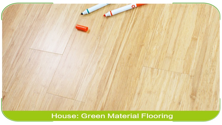 Solid Strand Woven Bamboo Flooring Natural Commercial Flooring