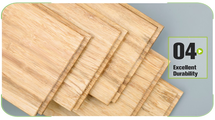 Solid Strand Woven Bamboo Flooring Natural Back Profile