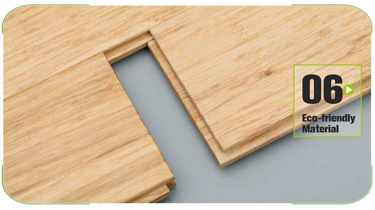 Solid Strand Woven Bamboo Flooring Natural Structural Detail