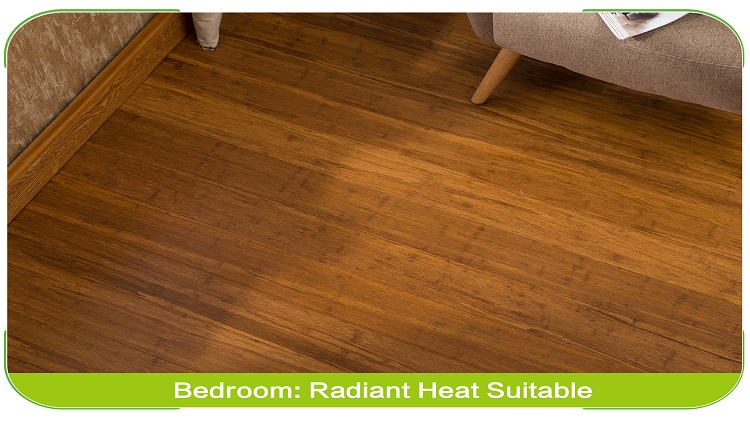 Compressed Bamboo Flooring Carbonized 130mm Contemporary Lounge
