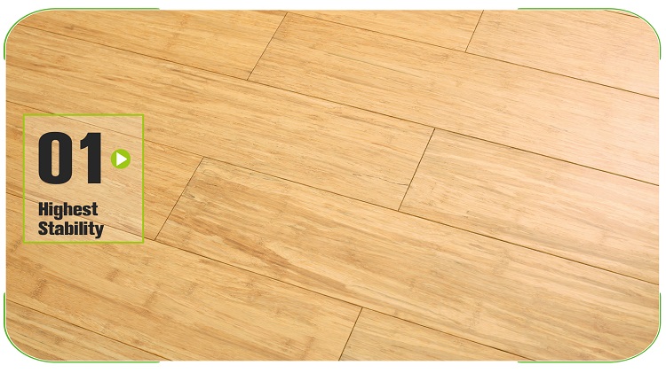 Stranded Bamboo Flooring Natural 130mm Close Up