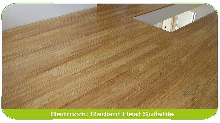 Stranded Bamboo Flooring Natural 130mm Contemporary Lounge