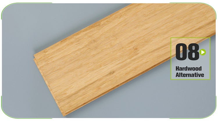 Stranded Bamboo Flooring Natural 130mm Side Profile