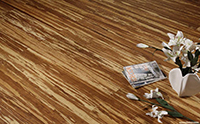 strand woven parquet di bambù