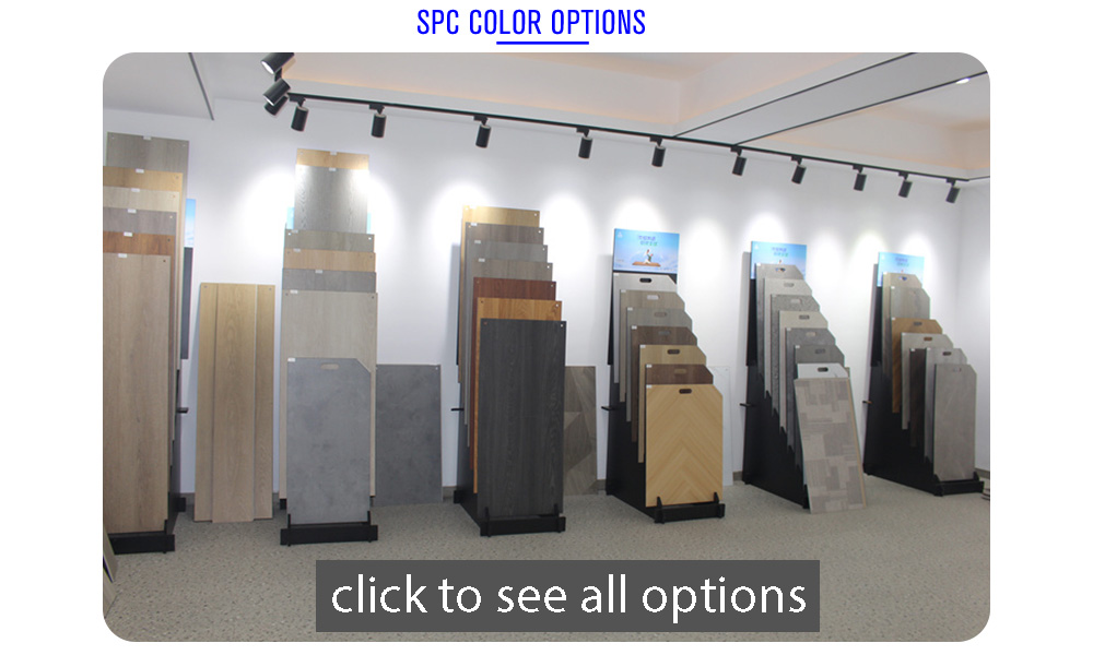 spc flooring color options