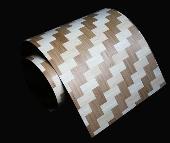 woven bamboo veneer