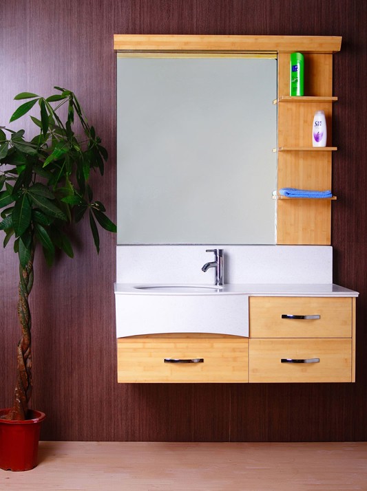 bamboo bathroom vanity