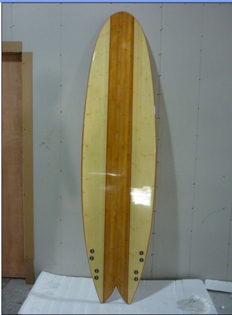 bamboo surfboard