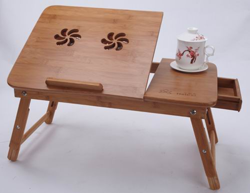 bamboo laptop table