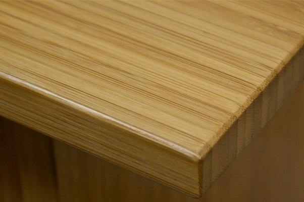 Bamboo Veneer Natural Vertical Boards : Blonde Bamboo Wood Veneer