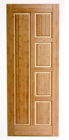 Interior Bamboo Wood Single Panel Door